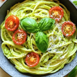 Creamy Avocado Pasta Delightful and Easy Recipe