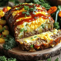 Loaded Potato Meatloaf Hearty Family Dinner Delight
