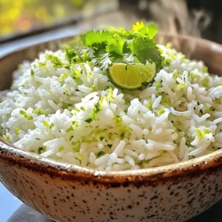 Zesty Cilantro Lime Rice Flavorful and Easy Recipe