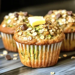 To make these tasty zucchini oat muffins, you'll need simple, wholesome ingredients. Each one plays a key role in creating a delicious treat. Here’s the list: - 1 medium zucchini, grated - 1 cup rolled oats - 1 cup whole wheat flour - 1/2 cup brown sugar (or coconut sugar) - 1/2 cup unsweetened applesauce - 1/3 cup honey or maple syrup - 1/4 cup vegetable oil or melted coconut oil - 1 large egg - 1 teaspoon vanilla extract - 1 teaspoon baking powder - 1/2 teaspoon baking soda - 1/2 teaspoon ground cinnamon - 1/4 teaspoon salt - Optional: 1/2 cup chocolate chips or nuts Each ingredient adds not just flavor but also texture and moisture. The grated zucchini keeps the muffins soft. Rolled oats add a hearty bite. Whole wheat flour gives them a nutty taste. Brown sugar adds sweetness, and applesauce helps bind everything together. Using honey or maple syrup gives a nice hint of flavor, while the oil keeps them moist. You can customize this recipe too. Add chocolate chips for a sweet twist or nuts for a crunchy texture. This flexibility makes these muffins fun to make and eat. For the full recipe, refer to the details above. Start by preheating your oven to 350°F (175°C). This step is key for even baking. It helps your muffins rise and cook well. Line a muffin tin with paper liners or grease it lightly to prevent sticking. Grate one medium zucchini using a box grater. If the zucchini is wet, wrap it in a clean towel. Squeeze out the extra moisture. This keeps the muffins from getting soggy. In a large bowl, combine the following: - 1 cup rolled oats - 1 cup whole wheat flour - 1/2 cup brown sugar (or coconut sugar) - 1 teaspoon baking powder - 1/2 teaspoon baking soda - 1/2 teaspoon ground cinnamon - 1/4 teaspoon salt Stir these dry ingredients well to mix them evenly. This helps distribute the flavors. In another bowl, whisk together: - 1/2 cup unsweetened applesauce - 1/3 cup honey or maple syrup - 1/4 cup vegetable oil or melted coconut oil - 1 large egg - 1 teaspoon vanilla extract Mix until everything is smooth. This adds moisture and flavor to your muffins. Pour the wet ingredients into the dry mixture. Gently fold in the grated zucchini. If you like, add 1/2 cup of chocolate chips or nuts. Mix until just combined. It’s okay if the batter is a bit lumpy. Avoid overmixing for the best texture. Use a spoon or ice cream scoop to fill each muffin cup. Fill them about two-thirds full. This allows space for the muffins to rise while baking. Place the muffin tin in the preheated oven. Bake for 18-20 minutes. They are done when a toothpick comes out clean or with a few crumbs. This ensures they are baked through. Let the muffins cool in the tin for about 5 minutes. Then, transfer them to a wire rack to cool completely. This keeps them light and fluffy. Enjoy your creation! For the complete recipe, check out the Full Recipe. Too much moisture can make your muffins soggy. To avoid this, always wring out the grated zucchini. Use a clean kitchen towel to squeeze out excess water. This step makes a big difference. You want your muffins moist, not wet. This simple trick will keep your muffins light and fluffy. Mixing is key for the right texture. First, combine the dry ingredients well. Then, mix the wet ingredients in a separate bowl. When you combine them, fold gently. Overmixing can lead to tough muffins. Just mix until you see no dry flour. It’s okay if the batter is a bit lumpy. These muffins taste great warm or at room temperature. Serve them with a pat of butter for extra flavor. You can also drizzle honey or maple syrup on top. For a fun twist, add a dollop of yogurt on the side. Pair these muffins with fresh fruit for a balanced breakfast. Make your muffins look extra special. Before baking, sprinkle a few oats or chocolate chips on top of the batter. This gives a nice visual touch. You can also use colorful muffin liners to brighten up your dish. Serve them on a nice plate, and your guests will be impressed! Enjoy your delicious and nutritious creation. Check out the Full Recipe for all the details. {{image_4}} To make these Zucchini Oat Muffins gluten-free, swap whole wheat flour for a gluten-free blend. You can also use almond flour or coconut flour. Be careful with the amount. These flours absorb more liquid than regular flour. Adjust the liquid in your recipe as needed. Use gluten-free oats too, as some brands may have cross-contamination. You can add different flavors to your muffins. Try adding spices like nutmeg or ginger for warmth. A teaspoon of cocoa powder can make them rich. You can also use lemon or orange zest for a fresh touch. If you love vanilla, add an extra half teaspoon for a more robust flavor. Mix in some extra goodies for texture and taste. Here are some ideas: - 1/2 cup chopped nuts like walnuts or pecans - 1/2 cup dried fruits such as raisins or cranberries - 1/4 cup seeds like pumpkin or sunflower - 1/2 cup chocolate chips for a sweet twist Feel free to experiment with these options. Each variation adds its unique twist to the basic recipe. You can find the full recipe above to guide you through this fun process! Store your Zucchini Oat Muffins at room temperature for up to three days. Place them in an airtight container. This keeps them fresh and soft. If you notice any moisture, use a paper towel inside the container to absorb it. This simple tip helps prevent soggy muffins. If you want to keep them longer, refrigerate the muffins. They last about a week in the fridge. Wrap each muffin in plastic wrap or foil. You can also use a sealed container. Just remember to let them cool completely before you wrap them. This keeps the muffins from getting soggy. To freeze your muffins, first let them cool down. Then, wrap each muffin tightly in plastic wrap. Place the wrapped muffins in a freezer-safe bag. They can last up to three months in the freezer. When you want to eat one, just take it out and let it thaw at room temperature. You can also pop it in the microwave for a quick warm-up. Enjoy your Zucchini Oat Muffins any time! For the full recipe, check out the instructions above. To keep Zucchini Oat Muffins moist, use fresh zucchini. Grate it finely and make sure to remove excess water. Applesauce adds moisture too. You can also add yogurt or extra oil for a richer texture. Mixing the wet and dry ingredients gently helps too. Yes, you can use quick oats. They will work in this recipe. Quick oats absorb liquid faster than rolled oats. This may change the texture slightly. For a heartier muffin, I recommend sticking with rolled oats. You can use a flax egg instead of a real egg. Mix 1 tablespoon of flaxseed meal with 2.5 tablespoons of water. Let it sit for 5-10 minutes until it thickens. Applesauce or mashed banana also works as an egg substitute. To check if the muffins are done, insert a toothpick into the center of one. If it comes out clean or with a few crumbs, they are ready. The tops should look golden and spring back when pressed lightly. Yes, you can use frozen zucchini. Thaw it and drain any excess liquid. Frozen zucchini may be softer than fresh, but it will still work well in muffins. Zucchini Oat Muffins can last up to 5 days at room temperature. Store them in an airtight container. They also freeze well for up to 3 months. Just make sure to wrap them tightly before freezing. For the full recipe, check out the earlier section. In this post, we explored a simple and healthy muffin recipe. You learned the key ingredients, like zucchini, oats, and whole wheat flour. I shared step-by-step instructions to guide you through baking. Remember, tips for avoiding moisture and storage can help. You can even mix in your favorite add-ins for more fun flavors. These muffins are not only easy to make but also great for snacks or breakfast. Try this recipe, and enjoy tasty muffins that are good for you.