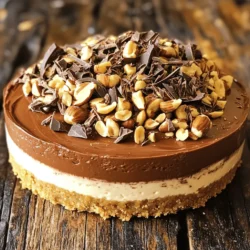 - 1 ½ cups graham cracker crumbs - 6 tablespoons unsalted butter, melted - 2 cups cream cheese, softened to room temperature - 1 cup Nutella, plus extra for drizzling - ½ cup powdered sugar - 1 teaspoon pure vanilla extract - 1 cup heavy whipping cream - Chocolate shavings for garnish - Chopped hazelnuts for garnish - Fresh mint for garnish - Extra Nutella for drizzling When I whip up a no-bake Nutella cheesecake, I keep it simple. Each ingredient adds magic to the dish. The graham cracker crumbs form a crunchy base. The melted butter binds them together. Cream cheese gives the cheesecake its creamy texture. Nutella? It’s the star of the show, bringing a rich chocolate hazelnut flavor that is hard to resist. To sweeten the cheesecake, I use powdered sugar. It blends well and adds a touch of sweetness. Pure vanilla extract enhances the flavor, making it even more delightful. Heavy whipping cream is crucial for that light and airy texture. It makes every bite feel like a cloud! For the finishing touch, I love adding chocolate shavings and chopped hazelnuts. They not only look great but also add extra texture. If you want to get creative, fresh mint leaves can add a fresh touch. A drizzle of extra Nutella makes it even more decadent. For the full recipe, check out the details. You won't want to miss out on this treat! 1. In a bowl, combine 1 ½ cups of graham cracker crumbs with 6 tablespoons of melted unsalted butter. 2. Stir the mixture until all crumbs get coated with butter. 3. Transfer this mixture into a 9-inch springform pan. 4. Use the back of a measuring cup to press the mixture firmly into the pan. 5. Ensure it's compact and flat for a stable crust. 1. In a clean bowl, beat 2 cups of softened cream cheese until smooth. 2. Add 1 cup of Nutella, ½ cup of powdered sugar, and 1 teaspoon of pure vanilla extract. 3. Mix these ingredients until the filling is smooth and luscious. 1. In another bowl, whip 1 cup of heavy whipping cream until soft peaks form. 2. Gently fold the whipped cream into the Nutella mixture. 3. Be careful here! You want to keep the lightness of the whipped cream. 4. Pour this filling into the prepared crust. 5. Use a spatula to smooth the top evenly. For the full recipe, be sure to check out the detailed instructions. To get that smooth and creamy texture in your cheesecake, start with room temperature cream cheese. Cold cream cheese can make your filling lumpy. Let it sit out for about 30 minutes before mixing. This small step makes a big difference in the final result. When folding in whipped cream, move slowly. Use a spatula to lift and turn the mixture gently. This keeps the air in the whipped cream, making your cheesecake light and fluffy. Remember, the goal is to mix well without losing that volume! When it’s time to slice your cheesecake, use a sharp knife. Dip the knife in hot water, then wipe it dry. This technique helps create clean slices. You can serve the cheesecake on individual plates for a nice touch. For a beautiful finish, drizzle some melted Nutella on each slice. Add chocolate shavings or chopped hazelnuts on top for extra flavor and crunch. A sprig of fresh mint can brighten the plate and add color. One big mistake is overmixing the filling. While you want everything blended, overmixing can lead to a dense texture. Mix just until smooth. Another common error is not chilling the cheesecake long enough. It needs at least four hours to set properly. For the best results, chill it overnight. This waiting makes the cheesecake firmer and much easier to slice. For the full recipe, check out the Nutella Dream No-Bake Cheesecake! {{image_4}} You can easily change the flavor of your no-bake Nutella cheesecake. Adding espresso can give it a rich mocha twist. Just mix in about 1-2 tablespoons of espresso powder with the Nutella. This small change can bring a bold flavor that coffee lovers will adore. If you want something even richer, try adding peanut butter. Mix in half a cup of creamy peanut butter with the Nutella. This makes the cheesecake taste even more indulgent and adds a nice nutty flavor. For those who need gluten-free desserts, this cheesecake can work too. Simply swap out regular graham crackers for gluten-free graham crackers. Many brands offer tasty options that will fit right into this recipe. Your guests won’t even notice the difference! If you want a dairy-free or vegan version, you have options. Use dairy-free cream cheese and coconut cream instead of heavy cream. Coconut cream gives a nice richness similar to heavy whipping cream. For the Nutella, look for a dairy-free chocolate spread. This way, everyone can enjoy a slice of cheesecake without worries. These variations make it easy to customize your cheesecake. The base recipe remains the same, but you can create new flavors and meet dietary needs. For the full recipe, check the earlier section. To store leftover cheesecake, cover it tightly with plastic wrap or use an airtight container. This keeps the cheesecake fresh and prevents it from absorbing other odors in the fridge. You can also place a piece of parchment paper on top before wrapping to add an extra layer of protection. In the refrigerator, your Nutella cheesecake will last for about 3 to 5 days. If you notice any changes in texture or smell, it’s best to discard it. This simple storage method helps maintain the cheesecake's creamy texture and rich flavor. To freeze your Nutella cheesecake, first, let it set in the fridge for at least 4 hours. Once set, remove it from the springform pan and wrap it tightly in plastic wrap. Then, place it in a freezer-safe bag or container. This prevents freezer burn and keeps the cheesecake fresh. When you want to serve it later, take the cheesecake out of the freezer. Place it in the fridge for about 6 to 8 hours to thaw gently. Avoid thawing at room temperature, as this can make it too soft. After thawing, enjoy your cheesecake just like the first day! For best taste, eat it within 1 to 2 months after freezing. Yes, you can switch Nutella with other chocolate spreads. Some good choices include: - Hershey's Chocolate Spread - Justin's Chocolate Hazelnut Butter - Biscoff Spread for a unique twist Each choice brings a new flavor. Just pick one you love! Chill the cheesecake for at least 4 hours. For the best taste and texture, leave it overnight. This helps it set and makes slicing easier. Absolutely! You can prepare this cheesecake a day or two ahead. Just store it in the fridge with plastic wrap. It keeps well and tastes great after resting. Yes, you can make some easy swaps: - Use light cream cheese instead of regular. - Swap powdered sugar for a sugar substitute. - Try Greek yogurt to replace some cream cheese. These changes help cut calories without losing flavor. Enjoy your guilt-free treat! For the full recipe, check out the guide above. This blog post walked you through making a delicious Nutella cheesecake. We covered key ingredients like graham cracker crumbs, cream cheese, and Nutella. I shared step-by-step instructions and helpful tips to avoid common mistakes. You can also try fun variations and learn the best ways to store your cheesecake. In conclusion, enjoy this sweet treat with friends and family. Customize it to your taste for a fun dessert. Happy baking!