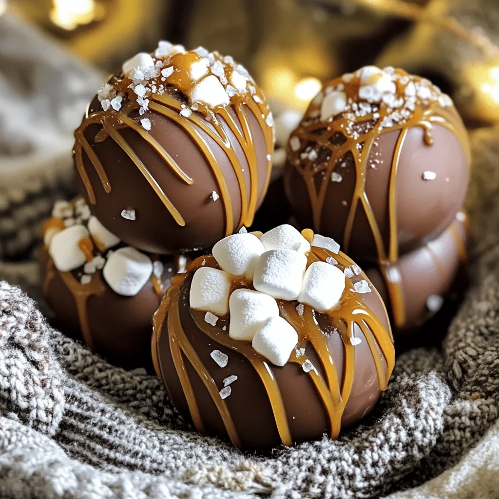 Salted Caramel Hot Chocolate Bombs Irresistible Treats