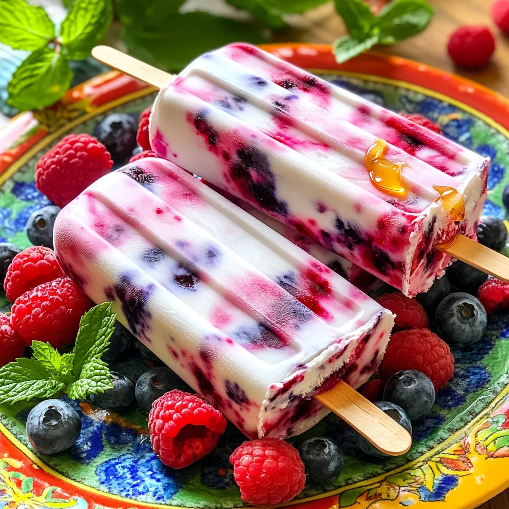 Berry Yogurt Popsicles Fresh and Flavorful Treats
