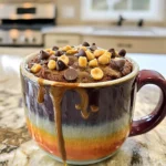 - 4 tablespoons almond flour - 2 tablespoons unsweetened cocoa powder - 1 scoop of chocolate protein powder - 1/2 teaspoon baking powder - A pinch of salt These dry ingredients form the base of your mug cake. Almond flour adds a nutty taste and healthy fats. Cocoa powder gives the cake its rich chocolate flavor. The chocolate protein powder boosts the cake’s protein content, making it great for a snack or meal. Baking powder helps the cake rise, while salt enhances all the flavors. - 1 tablespoon creamy peanut butter - 3 tablespoons unsweetened almond milk (or any milk alternative) - 1 tablespoon maple syrup (or honey) - 1/4 teaspoon vanilla extract The wet ingredients bring moisture and sweetness. Creamy peanut butter adds a rich, nutty flavor. Almond milk keeps it light, but you can use any milk you like. Maple syrup or honey sweetens the cake naturally. Vanilla extract adds depth to the taste, making each bite a delight. - A handful of chocolate chips - Crushed peanuts Toppings can take your mug cake to the next level. Chocolate chips add extra sweetness and melty goodness. Crushed peanuts give a nice crunch and enhance the peanut flavor. Feel free to mix and match these toppings to suit your taste. First, choose a microwave-safe mug. A mug that holds about 12 ounces works best. This size helps the cake rise without spilling. Next, mix the dry ingredients. Add 4 tablespoons of almond flour, 2 tablespoons of unsweetened cocoa powder, 1 scoop of chocolate protein powder, 1/2 teaspoon of baking powder, and a pinch of salt into the mug. Stir well to break any lumps. This step is key for a smooth cake. Now, it's time to add the wet ingredients. Spoon in 1 tablespoon of creamy peanut butter. Then, pour in 3 tablespoons of unsweetened almond milk, 1 tablespoon of maple syrup, and a splash of 1/4 teaspoon of vanilla extract. Use a fork or a small whisk to blend everything together. Mix until the batter is smooth and well combined. If you want extra flavor, fold in a handful of chocolate chips. Place the mug in the microwave. Cook on high for about 1 minute and 30 seconds. Keep an eye on it; check at the 1-minute mark. The cake should rise and look set with a moist center. If it still looks wet, give it a few more seconds. After cooking, let the mug cake cool for one minute. For a tasty finish, sprinkle some crushed peanuts and a few more chocolate chips on top. Enjoy your warm treat! Eliminating lumps is key for a smooth cake. If you see lumps, the cake may not rise well. Mix the dry ingredients well with a fork before adding wet ones. Every microwave is different. Start with 1 minute, then check. If it’s not set, add more time in 15-second bursts. This ensures a perfect bake. For a richer taste, add chocolate chips to the mix. They melt and give a gooey texture. You can also top with crushed peanuts for crunch. Serving suggestions include a dollop of Greek yogurt or whipped cream. These add creaminess and make your mug cake even better. To lower calories, try using a sugar substitute instead of maple syrup. You can use stevia or erythritol. If you want extra protein, add more protein powder. This keeps the cake healthy but tasty. Always adjust your ingredients based on your dietary needs. {{image_4}} You can switch up flavors in many fun ways. Try using almond or cashew butter instead of peanut butter. Each nut brings a unique taste that adds to the cake. You can also mix in spices like cinnamon. Cinnamon adds warmth and pairs well with chocolate. If you need gluten-free options, use alternative flours like coconut or oat flour. Both work well in this recipe! For vegan adaptations, you can skip the egg and use a plant-based protein powder. Replace dairy milk with almond milk or coconut milk for an easy swap. Want to change the flavor profile? Switch the chocolate protein powder for vanilla. This change gives a whole new taste to your mug cake. For chocolate, top with chocolate chips for extra richness. For vanilla, try fresh berries or a dollop of yogurt for a bright finish. For short-term storage, place any leftover mug cake in an airtight container. This helps keep it fresh in the fridge for about two days. When you're ready to enjoy it again, simply reheat the mug cake in the microwave. Heat it for about 20 to 30 seconds. Check its warmth, so it stays moist and tasty. If you want to save your mug cake for later, freezing is a great choice. Let the cake cool completely, then wrap it tightly in plastic wrap. After that, place it in a freezer bag to prevent freezer burn. It can stay frozen for up to a month. When you're ready to eat it, take it out and let it thaw in the fridge overnight. To reheat, microwave it for about 30 to 60 seconds. This keeps the texture and flavor just right. For the best taste and texture, enjoy your mug cake soon after making it. It tastes amazing warm, with a gooey center. If you serve it at gatherings, keep it in the mug for a cozy look. You can also invert it onto a plate for a fancier touch. Add a dollop of Greek yogurt or whipped cream on top. This gives it an extra creamy flavor that everyone will love. Yes, you can make this mug cake without protein powder. If you skip it, you may want to add more almond flour or cocoa powder to keep the balance. You can also use flour blends that include protein, like chickpea flour. Just note that the cake might not be as fluffy without protein powder. You will know your mug cake is done when it rises and looks set. The center should be moist but not too wet. Check at the one-minute mark. If it seems too soft, cook for an extra 10 to 15 seconds. Keep an eye on it to avoid overcooking. If you need a different flour, try oat flour or coconut flour. Both work well and change the taste a bit. If you're gluten-free, make sure to use certified gluten-free options. For nut allergies, sunflower seed flour is a great choice, but you might need to adjust the liquid in the recipe. Yes, this mug cake is great for meal prep! You can mix the dry ingredients in advance and store them in a jar. When you're ready to eat, just add your wet ingredients and microwave. This makes it quick and easy to enjoy a healthy treat anytime. This mug cake recipe is simple and fun. You learned about dry and wet ingredients. Mixing them well makes a big difference. Cooking in the microwave saves time. Consider toppings for added flavor and crunch. You can also try different flavors and dietary swaps. Store leftovers properly, and enjoy them later. This mug cake fits any occasion and is easy to prepare. Happy baking!