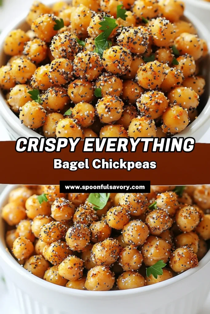 Get ready to crunch into these delicious Air Fryer Everything Bagel Chickpeas! In just 25 minutes, you can whip up a crispy, savory snack that's perfect for any occasion. With simple ingredients like chickpeas, olive oil, and everything bagel seasoning, this recipe is easy to follow and packed with flavor. Click to explore the full recipe and elevate your snacking game today! #AirFryerRecipes #Chickpeas #HealthySnacks #EverythingBagelMagic