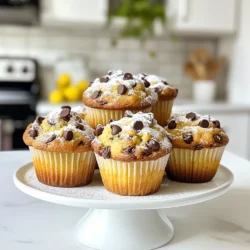 - 1 cup freshly grated zucchini (about 1 medium zucchini) - 2 large eggs - 1/2 cup granulated sugar - 1/2 cup packed brown sugar Zucchini adds moisture and nutrition to these muffins. Grating it keeps the texture light. Eggs help bind everything and add fluffiness. The sugars give sweetness and a lovely golden color. - 1 cup all-purpose flour - 1/2 cup whole wheat flour - 1 teaspoon baking powder - 1 teaspoon baking soda - 1/2 teaspoon sea salt - 1 teaspoon ground cinnamon Using both flours gives a great texture. Baking powder and baking soda make the muffins rise. Sea salt enhances flavor, while cinnamon adds warmth and spice. - 1/2 cup vegetable oil - 1 cup semi-sweet chocolate chips - Optional: 1/2 cup chopped nuts (like walnuts or pecans) Vegetable oil keeps muffins moist. Chocolate chips add rich flavor. Nuts can give a nice crunch and extra nutrition, but they are optional. {{ingredient_image_2}} - Preheat your oven to 350°F (175°C). - Prepare your muffin tin by using paper liners or grease it lightly. - In a large bowl, combine the eggs, granulated sugar, brown sugar, and vegetable oil. - Whisk until the mixture is smooth. - Add the grated zucchini and vanilla extract. Stir to blend well. - In another bowl, sift together the all-purpose flour, whole wheat flour, baking powder, baking soda, sea salt, and ground cinnamon. - This step helps mix the dry ingredients evenly. - Gradually mix the dry ingredients into the wet ingredients. - Stir gently until just combined. Be careful not to overmix. - Fold in the semi-sweet chocolate chips and nuts if you want them. - Use a spoon or an ice cream scoop to fill the muffin cups about two-thirds full. - Place the muffin tin in the preheated oven and bake for 18-20 minutes. - To check for doneness, insert a toothpick into the center. It should come out clean or with a few moist crumbs. After baking, let the muffins cool in the tin for about 5 minutes. Then, move them to a wire rack to cool completely. This helps improve their texture and taste. - Use fresh zucchini: Fresh zucchini makes your muffins moist. Grate it just before mixing. This keeps the moisture in. Old zucchini can be dry and will not add the same texture. - Avoid overmixing the batter: Mix just until you see no flour. Overmixing makes the muffins tough. You want them light and fluffy. - Check muffin doneness accurately: Insert a toothpick in the center. It should come out clean or with a few crumbs. This means they are ready. - Cooling tips for texture enhancement: Let the muffins cool in the tin for five minutes. Then transfer them to a wire rack. This helps air circulate and keeps them from getting soggy. - Serving suggestions for an inviting display: Serve warm muffins for the best taste. Dust them lightly with powdered sugar. Arrange them on a colorful platter or in a basket. A sprig of mint or extra chocolate chips can add a nice touch. Pro Tips Use Fresh Zucchini: For the best flavor and moisture, use freshly grated zucchini. Avoid using pre-packaged zucchini to ensure the muffins are light and fluffy. Don’t Overmix: To achieve tender muffins, mix the wet and dry ingredients until just combined. Overmixing can lead to dense and chewy muffins. Swap Oils: You can substitute vegetable oil with melted coconut oil or applesauce for a healthier option without compromising taste. Cool Completely: Allow the muffins to cool completely on a wire rack to enhance their texture and prevent them from becoming soggy. {{image_4}} You can easily change the flavor of your chocolate chip zucchini muffins. Try adding spices like nutmeg or ginger for a warm twist. These spices will add depth and enhance the overall taste. You can also mix in different types of chocolate. Dark chocolate gives a rich flavor, while white chocolate adds a sweet touch. Each option offers a new way to enjoy these muffins. For those needing gluten-free options, almond flour works great. It keeps the muffins light and moist. You can replace the all-purpose flour with almond flour in equal amounts. If you're looking for vegan alternatives, consider using flax eggs or applesauce instead of regular eggs. These substitutes will help you enjoy delicious muffins without animal products. You can store your chocolate chip zucchini muffins at room temperature. Keep them in an airtight container. This helps to keep them fresh for about three days. If you want them to last longer, refrigerate them. Place the muffins in a sealed bag or container. They can stay fresh for up to a week in the fridge. To keep muffins soft, avoid direct sunlight and heat. If they are not in a container, they may dry out. You can also wrap them individually in plastic wrap. This method is great for keeping them moist. Freezing your muffins is a smart way to save them for later. Start by letting the muffins cool completely. Then, wrap each muffin tightly in plastic wrap. This stops ice crystals from forming and keeps them fresh. Place the wrapped muffins in a freezer-safe bag. They can stay good for up to three months in the freezer. When you're ready to enjoy them, take out the muffins. Thaw them in the fridge overnight or at room temperature for a few hours. For a warm treat, you can heat them in the microwave for about 10-15 seconds. This makes them soft and tasty, just like fresh-baked muffins. Yes, you can use frozen grated zucchini. Thaw the zucchini first and drain excess water. This step helps keep your muffins moist. Frozen zucchini works well in baked goods. Just make sure it is well-drained to avoid watery batter. To check if your muffins are done, insert a toothpick into the center. If it comes out clean or with a few moist crumbs, your muffins are ready. You can also gently press the top of a muffin; it should spring back. If it leaves an indent, bake a few more minutes. Yes, you can make mini muffins! Just fill your mini muffin tin about two-thirds full. Bake them for about 10-12 minutes. Keep an eye on them as they bake. Check for doneness using the toothpick method. You can use several sugar alternatives. Try honey, maple syrup, or agave nectar. If you want to cut calories, consider using stevia or a sugar substitute. Remember to adjust liquid ingredients when using liquid sweeteners. This blog post shows how to make tasty zucchini muffins. You learned about fresh, dry, and additional ingredients. I shared steps to mix and bake your muffins. Key tips will help you ensure they’re moist and well-baked. You also found different flavors and dietary options for your muffins. Remember to store them properly for freshness. Enjoy baking, and make these muffins your own!