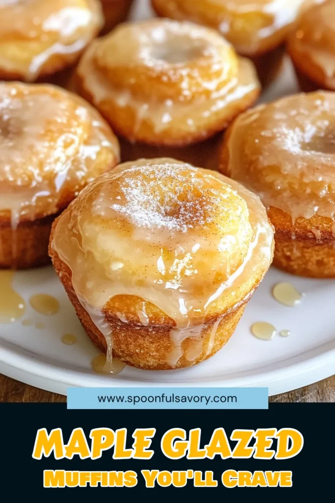 Indulge in these delicious maple glazed donut muffins that are perfect for breakfast or an afternoon treat! This easy muffin recipe combines the flavors of cinnamon sugar muffins with a rich homemade maple glaze. Baked donut muffins are not only simple to make but incredibly satisfying. Make your mornings sweeter with this delightful recipe! Save it now for an irresistible treat! #MapleGlazedDonutMuffins #EasyMuffinRecipes #BakedDonutMuffins #HomemadeMapleGlaze