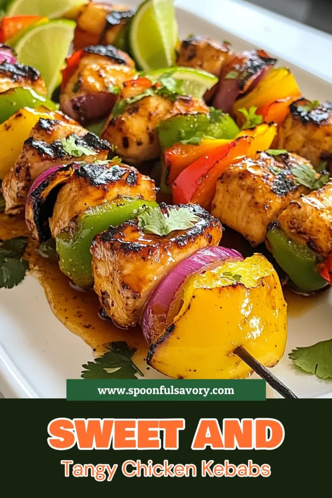 Savor the irresistible flavors of Honey Lime Chicken Kebabs! This easy chicken kebabs recipe features juicy grilled chicken skewers marinated in a zesty honey-lime mixture, perfect for summer grilling recipes. Toss in vibrant bell peppers and onions for a colorful, delicious meal. Elevate your outdoor cooking with these marinated chicken kebabs that are sure to impress. Save this recipe for your next BBQ and enjoy a taste of summer! #HoneyLimeChickenKebabs #GrilledChickenSkewers #SummerGrilling #EasyChickenKebabs