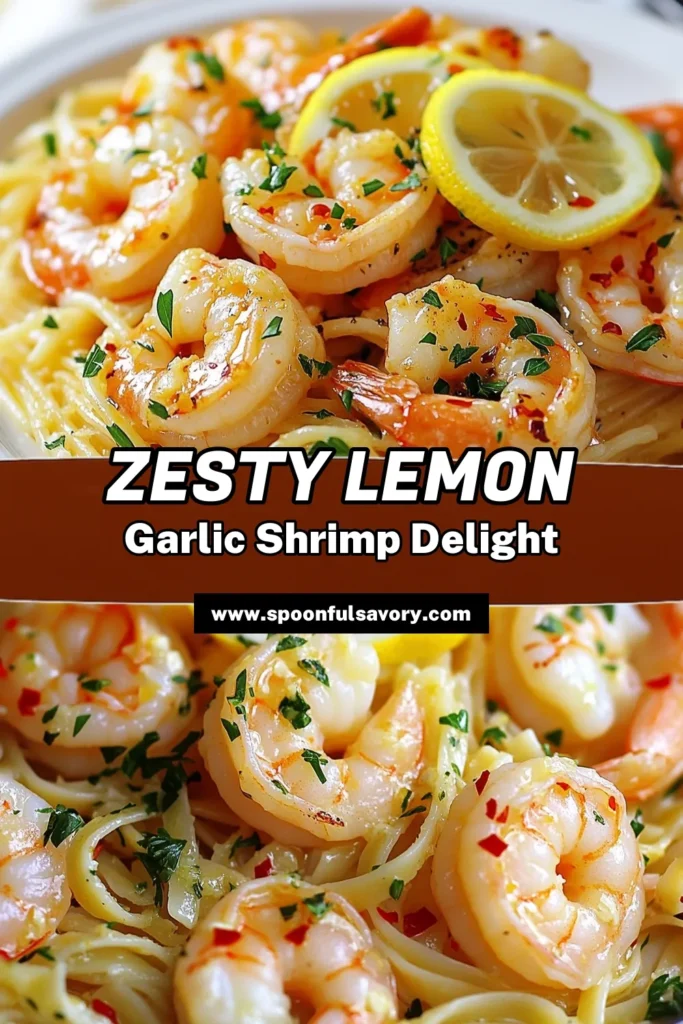 Indulge in this Lemon Garlic Shrimp Scampi, a perfect Easy Shrimp Pasta Recipe for your next Quick Seafood Dinner! Bursting with zesty flavors, this Garlic Butter Pasta Recipe is simple to make and sure to impress. With succulent shrimp and a delightful sauce, it’s a winning dish for any occasion. Get ready to delight your taste buds and enjoy a dinner that’s both easy and elegant. Save this recipe now and elevate your meal game! #SeafoodLovers #ShrimpRecipe #EasyCooking #PastaDinner