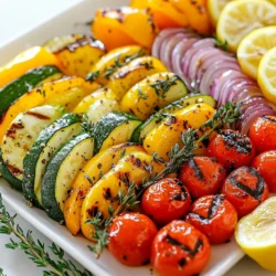 Lemon Herb Grilled Veggies Fresh and Flavorful Dish