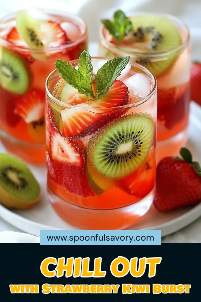 Quench your thirst this summer with a delicious Strawberry Kiwi Agua Fresca! This refreshing fruit drink is perfect for hot days and easy to make at home. Enjoy this healthy agua fresca recipe that combines fresh strawberries and kiwis for an invigorating taste. Beat the heat with this simple summer beverage recipe that&rsquo;s sure to impress. Try it today and elevate your drink game! Save and share! #AguaFresca #SummerDrinks #HealthyRecipes #FruitDrinks