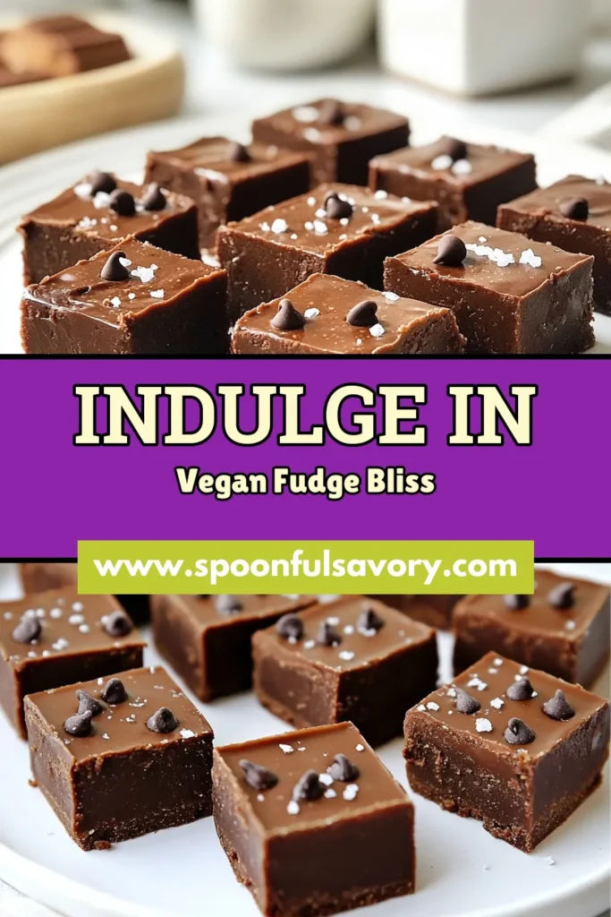 Indulge in this easy vegan chocolate fudge that combines creamy peanut butter and rich cocoa for a dairy-free dessert that satisfies your sweet tooth! This peanut butter fudge recipe is not only delicious but also a healthy chocolate treat perfect for snacks or parties. Whip up a batch in just 10 minutes and enjoy a guilt-free delight. Save and share this recipe for a tasty treat! #VeganChocolateFudge #PeanutButterFudgeRecipe #DairyFreeDessert #HealthyChocolateTreats