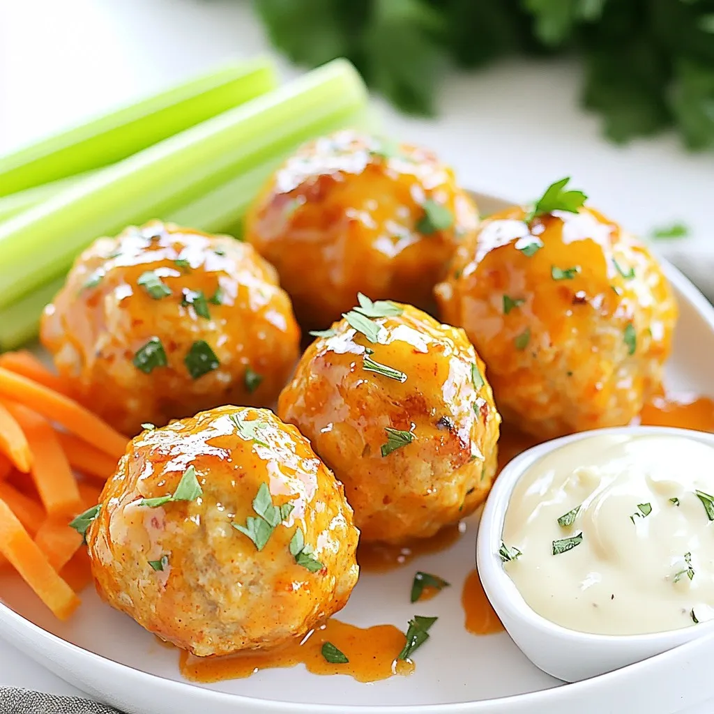 Buffalo Ranch Turkey Meatballs Tasty and Simple Recipe