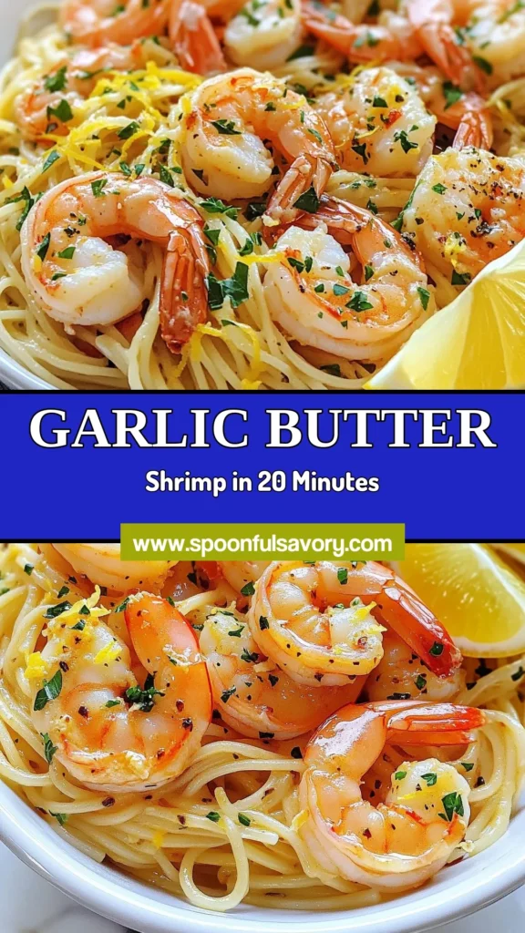 Indulge in this delightful Garlic Butter Shrimp Scampi, the ultimate Shrimp Scampi Recipe that promises a burst of flavors. This easy shrimp pasta combines succulent shrimp with garlic and lemon for a quick dinner recipe the whole family will love. Perfectly served over linguine, this Garlic Shrimp Linguine is a must-try! Save this recipe for your next meal idea. #ShrimpScampi #EasyDinner #GarlicShrimp #PastaLovers