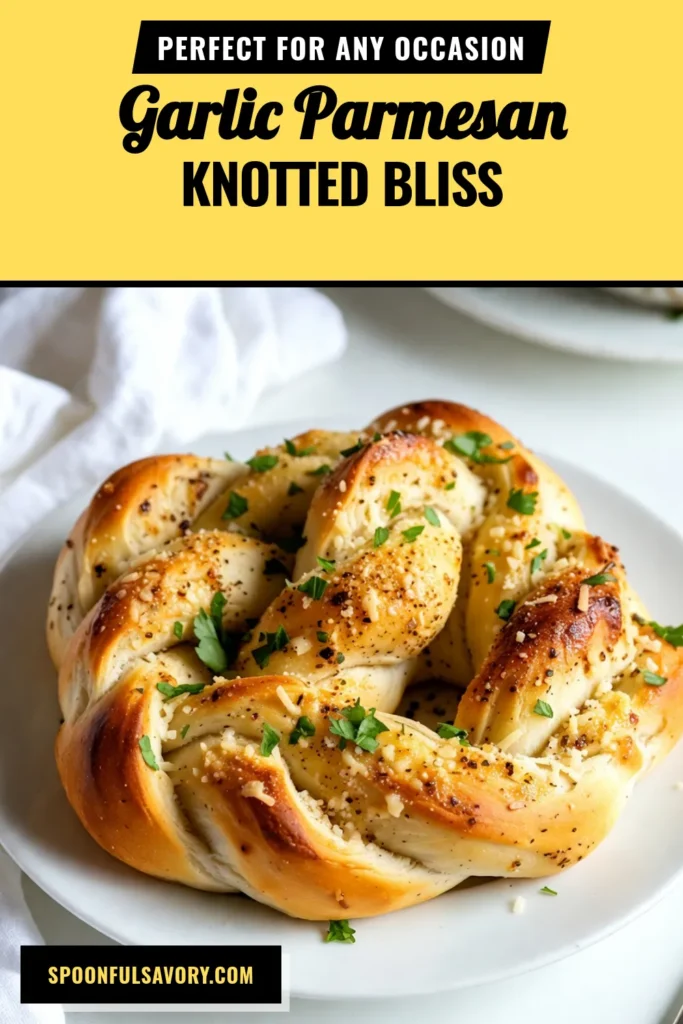 Indulge in these easy and delicious Garlic Parmesan Knotted Breadsticks! This knotted breadsticks recipe features mouthwatering homemade garlic breadsticks that are perfect for snacking or dipping. With rich flavors of garlic knots with Parmesan and a golden finish, these easy Parmesan breadsticks will impress everyone at your table. Don't forget to save this recipe for your next gathering! #GarlicParmesanBreadsticks #EasyBreadsticks #HomemadeBread #GarlicKnots