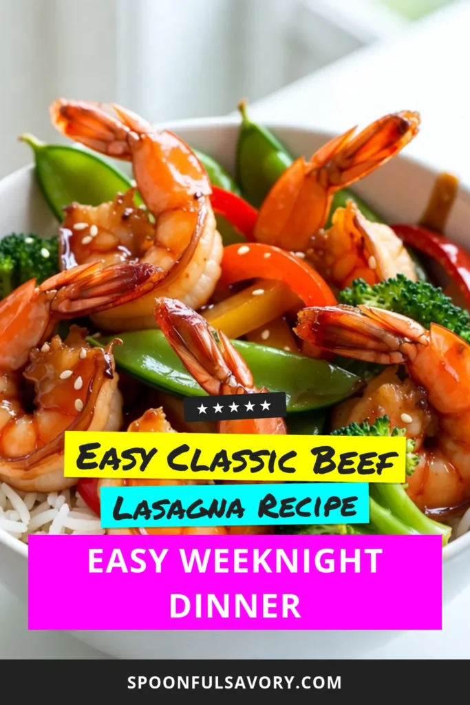 Savor this easy honey garlic shrimp stir fry, a quick weeknight dinner shrimp that&rsquo;s both healthy and delicious! This fresh shrimp recipe with vegetables combines vibrant bell peppers, broccoli, and snap peas tossed in a scrumptious healthy honey garlic sauce for shrimp. Whip it up in just 20 minutes for a satisfying meal that everyone will love. Save this recipe for a tasty dinner idea! #ShrimpStirFry #WeeknightDinner #HealthyRecipes #EasyRecipes