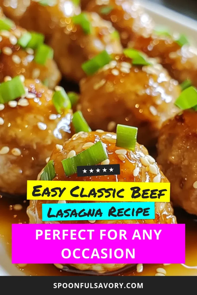 Discover the deliciousness of honey garlic chicken meatballs with this easy meatball recipe! Made with ground chicken and a savory honey garlic sauce, these baked chicken meatballs are perfect for any occasion. Whether you're hosting a dinner or craving a quick meal, this recipe is sure to impress. Try it today and enjoy tender, flavorful meatballs that everyone will love! Save this recipe for later! #HoneyGarlicChickenMeatballs #EasyMeatballRecipes #GroundChickenMeatballsRecipe #BakedChickenMeatballs