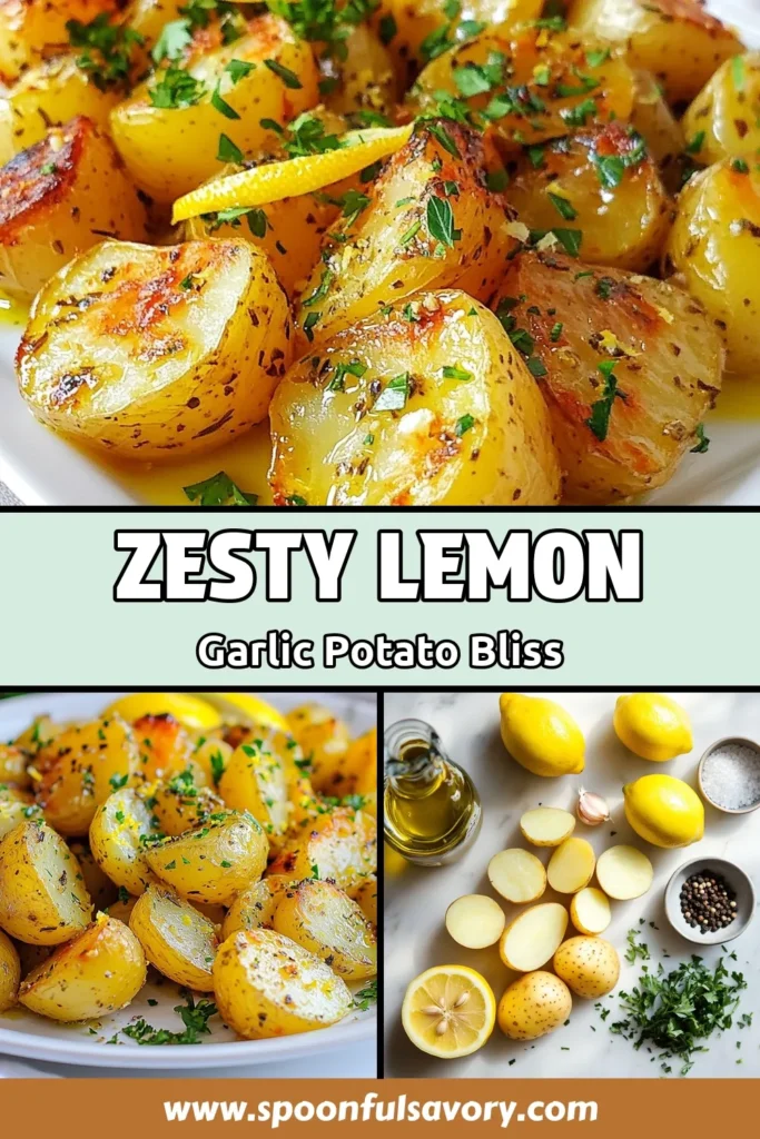 Discover the irresistible flavors of Greek lemon potatoes, a zesty roasted potatoes recipe that is perfect for any meal. Made with tender baby Yukon gold potatoes and infused with lemon and garlic, these lemon garlic potatoes are a delightful Mediterranean side dish recipe your family will love. Easy to prepare and bursting with flavor, they&rsquo;ll be a hit at your next gathering. Save this delicious recipe for zesty Greek lemon potatoes today! #GreekLemonPotatoes #ZestyRoastedPotatoes #MediterraneanRecipes #YukonGoldPotatoes